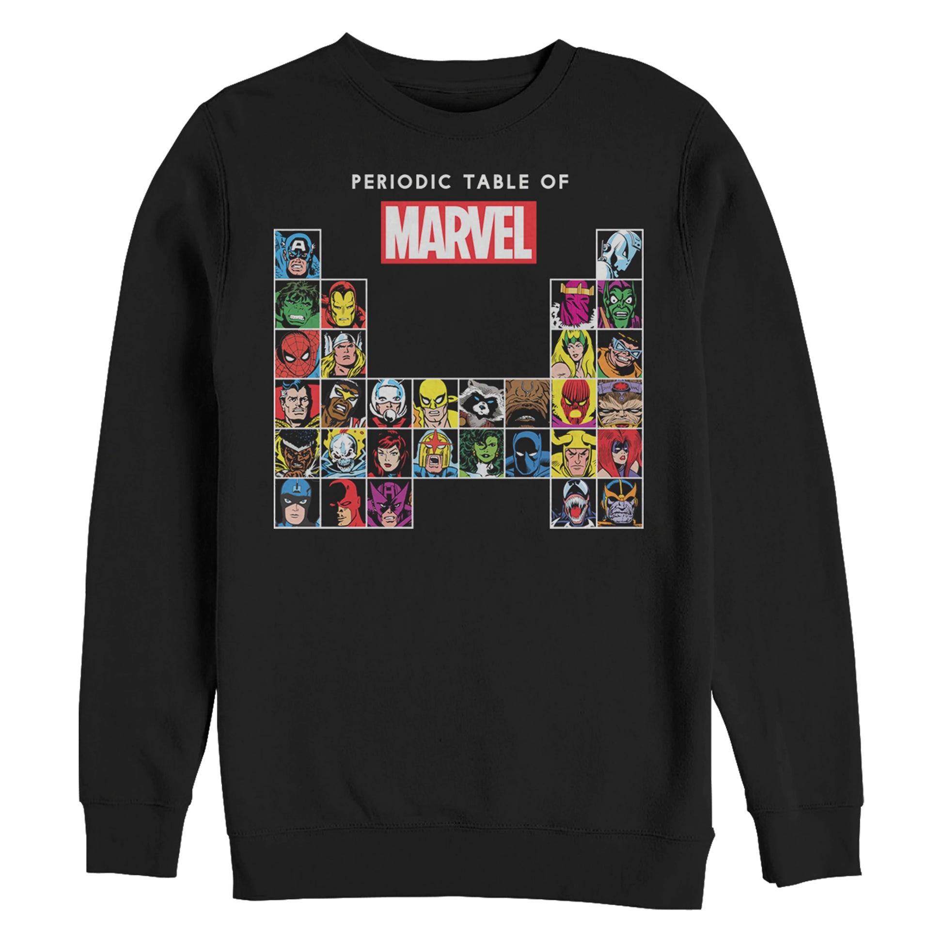 Men's Marvel Periodic Marvel Sweatshirt