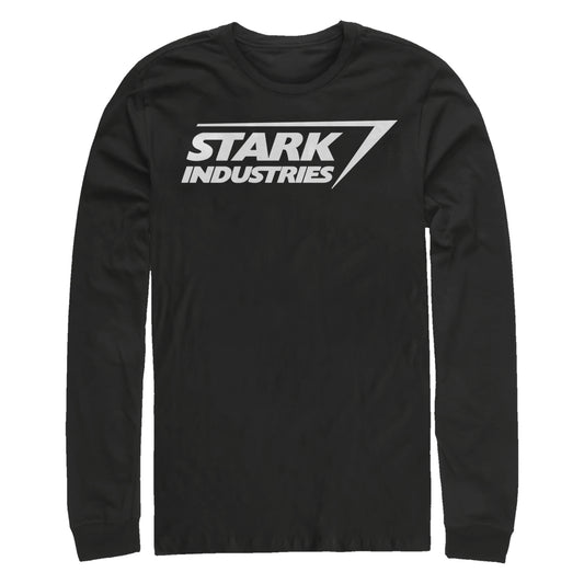 Men's Marvel Stark Logo Long Sleeve T-Shirt